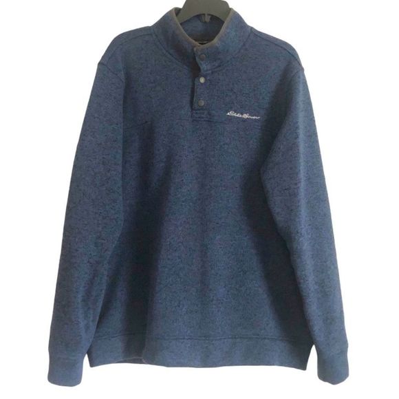 Eddie Bauer Men's/Women's Snap Fleece Pullover🔥 - Picture 3 of 14